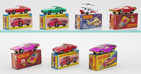7 MATCHBOX SF #75 VEHICLES (1 of 2)