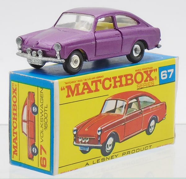 MATCHBOX 67B4 VOLKSWAGEN: F2 orig box minor wear, C9.