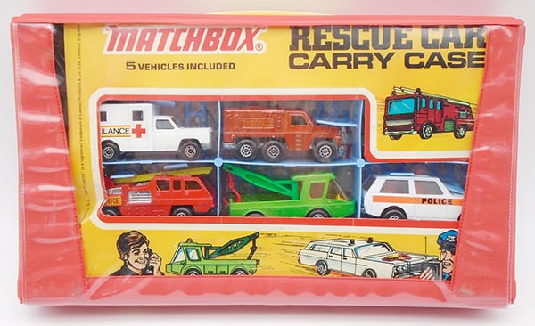 MATCHBOX 06-10-02 RESCUE CAR CARRY CASE (1 of 1)