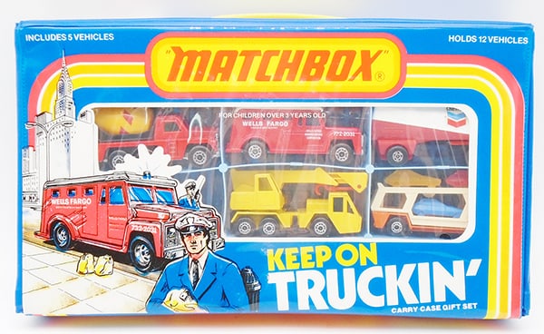 MATCHBOX 06-01-09 KEEP ON TRUCKIN CASE & VEHICLES (1 of 1)