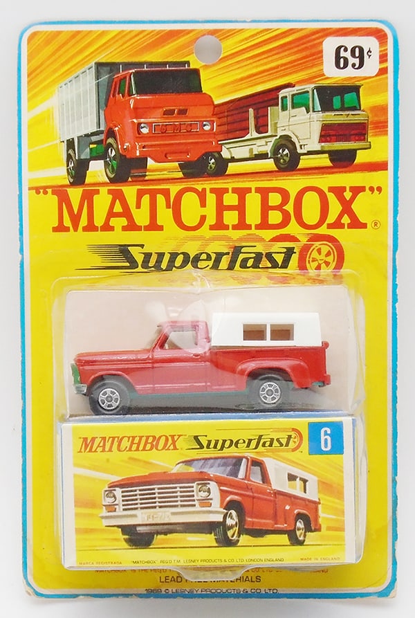 MATCHBOX 6D2 FORD PICK UP BLISTER PACK (1 of 1)
