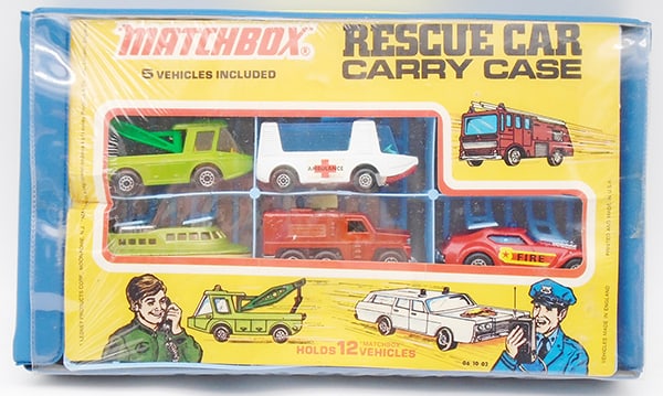 MATCHBOX 06-10-02 RESCUE CAR CARRY CASE (1 of 1)