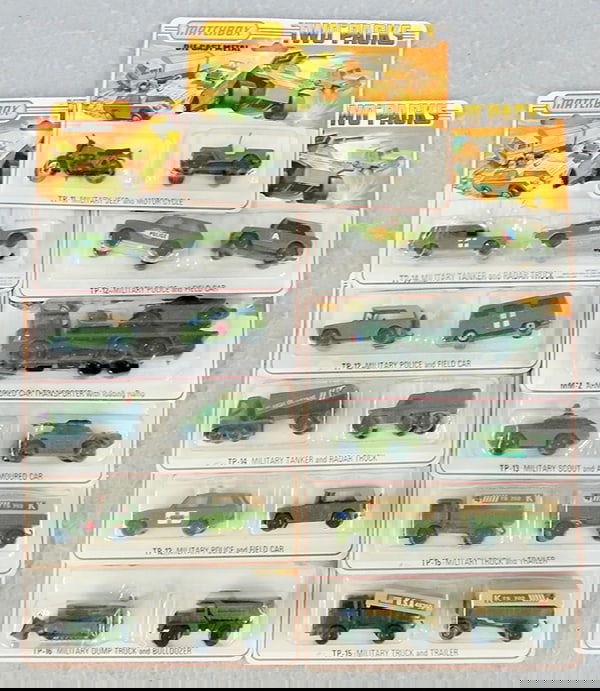 11 MATCHBOX SF MILITARY TWO PACKS (1 of 1)