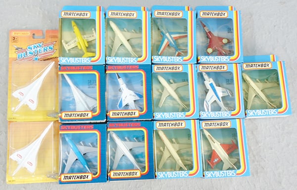 15 MATCHBOX SKYBUSTERS: orig boxes, C10.