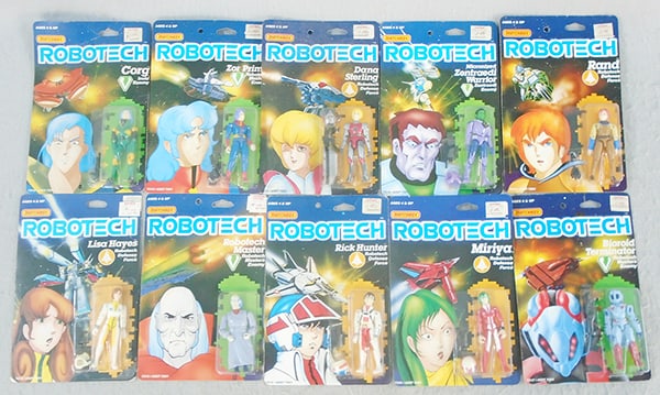 10 MATCHBOX ROBOTECH ACTION FIGURES (1 of 1)