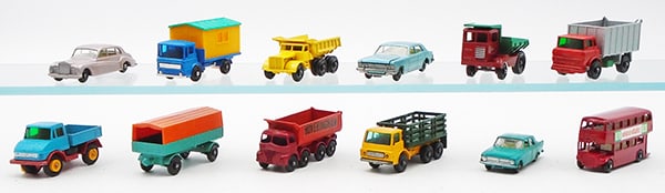 12 MATCHBOX VEHICLES: 44B4, 60B1, 6C2, 53C1, 2C1, 26C1, 49B2, 2D1, 17D2, 4D2, 33B3, 5D3, C7-9.