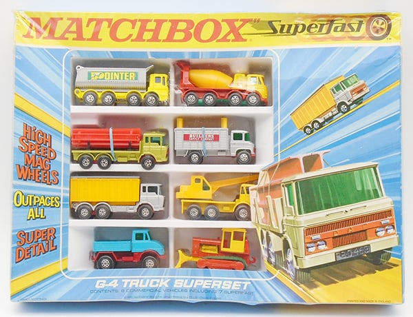 MATCHBOX SF G4 TRUCK SUPER SET (1 of 1)