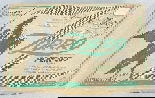 MARX 3753 DISNEY ZORRO PLAY SET (1 of 2)