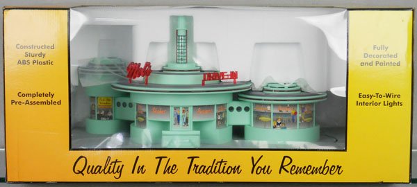 MTH 30-9105 MEL'S DRIVE IN: O ga, orig box, C9.
