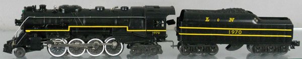 LIONEL 8615 JC PENNEY PHOTOGRAPHER'S SAMPLE LOCO &: O ga, 8615 L&N loco & tender, handstriped for JC Penney's 1986 catalog photo shoot, no whistle in tender, bought from JC Penney outlet years later in orig box w/JC Penney photo shoot label, C8.
