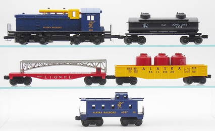 LIONEL 1611 4-CAR ALASKAN FREIGHT TRAIN SET