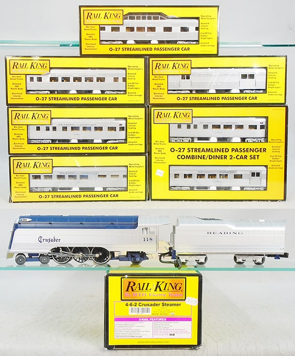MTH RAIL KING READING CRUSADER PASSENGER SET (1 of 2)