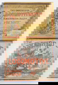 MILTON BRADLEY LOCOMOTIVE PUZZLE