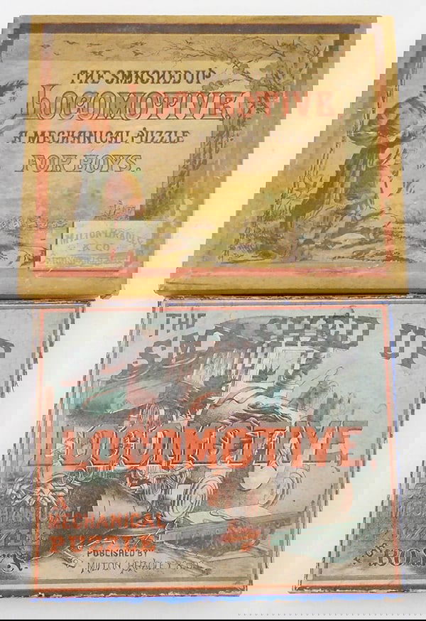 MILTON BRADLEY LOCOMOTIVE PUZZLE (1 of 2)