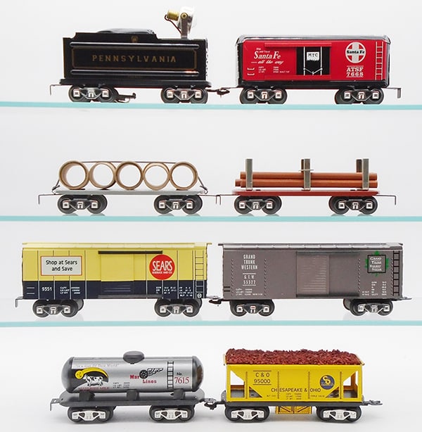 8 NEW MARX FREIGHT CARS (1 of 3)