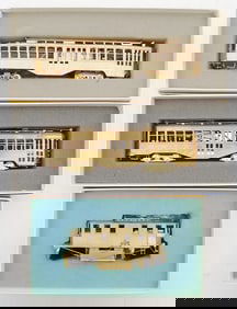 3 FAIRFIELD TRACTION MODELS TROLLIES & SWEEPER