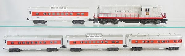 LIONEL BURLINGTON TRAIN SET (1 of 2)