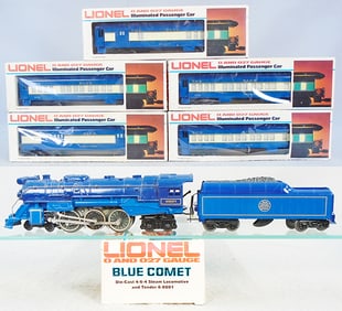 LIONEL BLUE COMET TRAIN SET