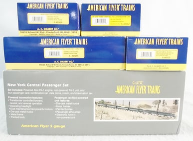 AMERICAN FLYER 49611 NYC TRAIN SET W/EXTRAS