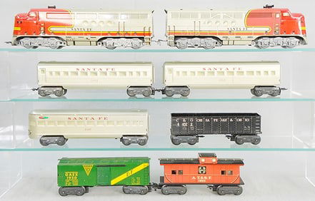 MARX 5944 HAPPITIME ATSF TRAIN SET