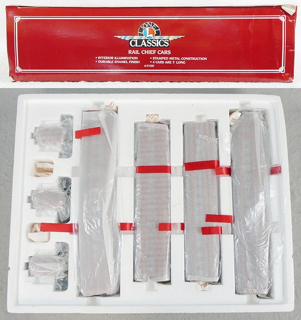 LIONEL CLASSICS 51201 RAIL CHIEF CARS (1 of 1)