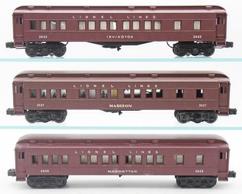 3 LIONEL MADISON CARS