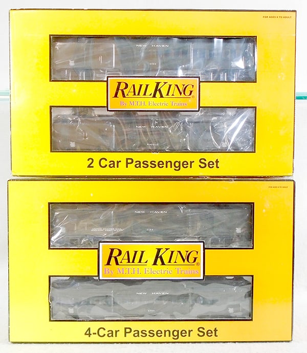 2 MTH RAIL KING NEW HAVEN MADISON COACH SETS (1 of 1)