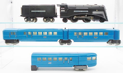 LIONEL BLUE STREAK TRAIN SET