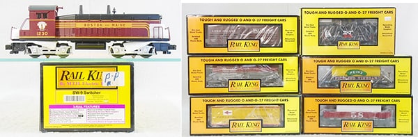 MTH RAIL KING BOSTON & MAINE TRAIN SET (1 of 2)