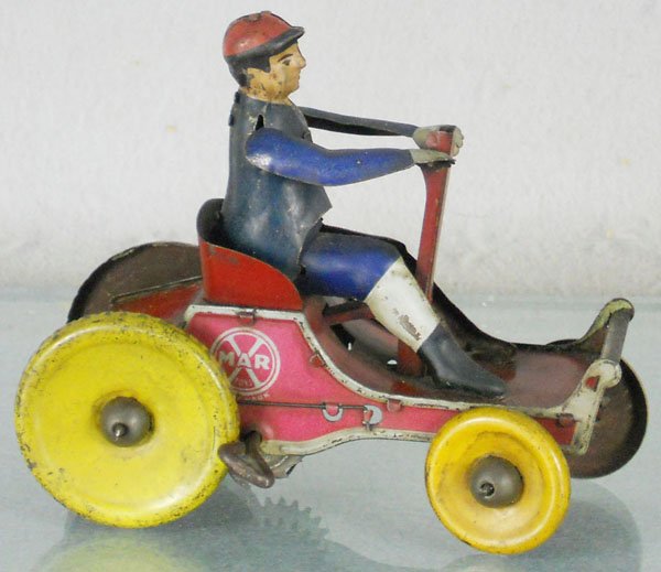MARX BUCKBOARD: litho tin, windup working, 5" long, C5.