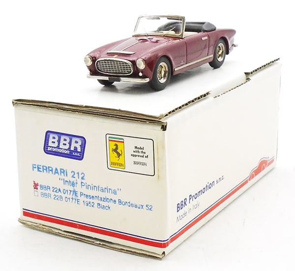 BBR PROMOTION MODELS #22A 1952 FERRARI (1 of 2)