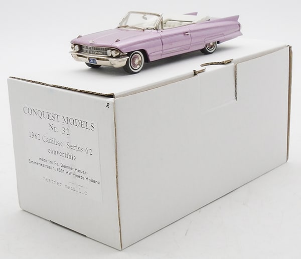 CONQUEST MODELS #32 1962 CADILLAC (1 of 2)