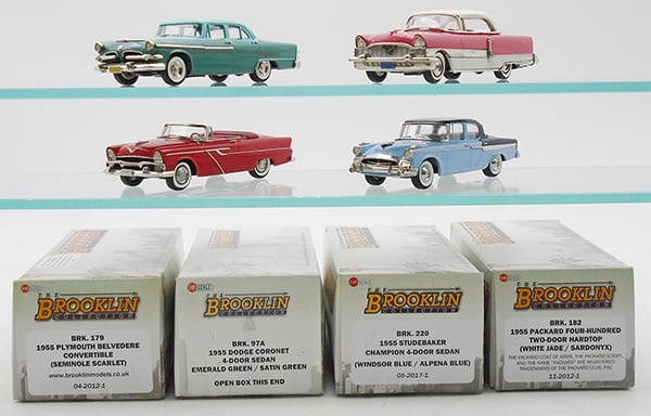 4 BROOKLIN MODEL AUTOS (1 of 2)