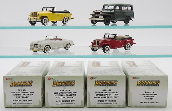 4 BROOKLIN MODEL AUTOS (1 of 2)