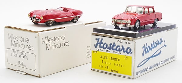 MILESTONE MINIATURES & HOSTARO ALFA ROMEO MODELS (1 of 2)