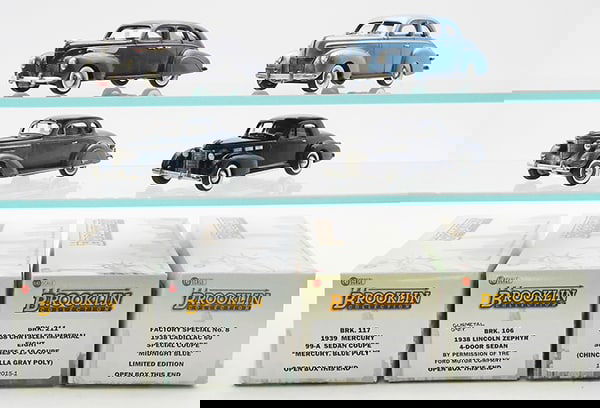 4 BROOKLIN MODEL AUTOS (1 of 2)