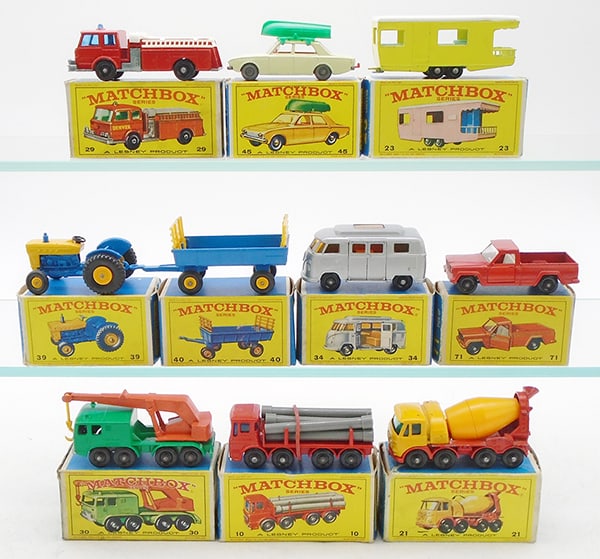 10 MATCHBOX VEHICLES (1 of 2)