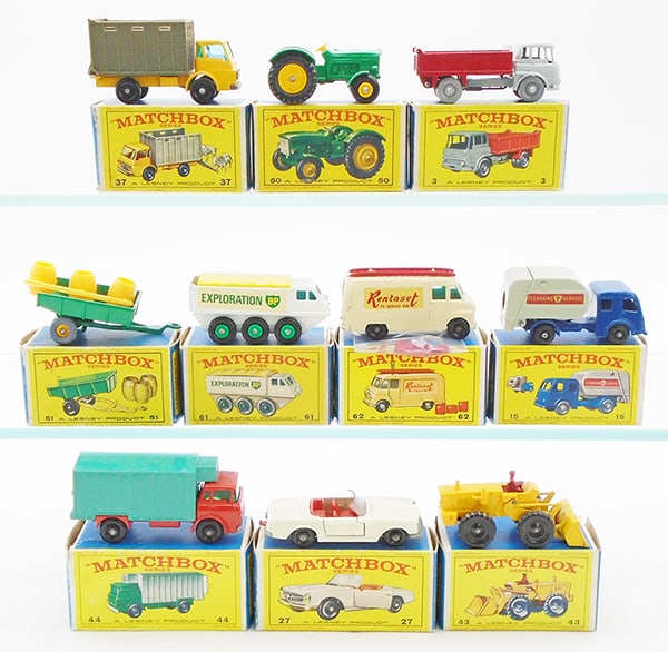 10 MATCHBOX VEHICLES (1 of 2)