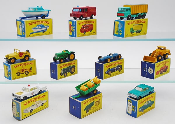 10 MATCHBOX VEHICLES (1 of 2)