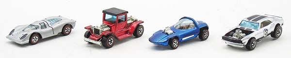 4 HOT WHEELS RED LINE VEHICLES (1 of 8)