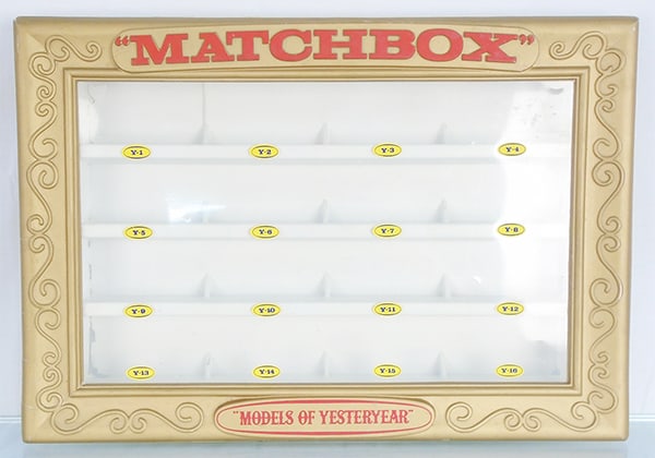 MATCHBOX 1967 MODELS OF YESTERYEAR DISPLAY (1 of 2)
