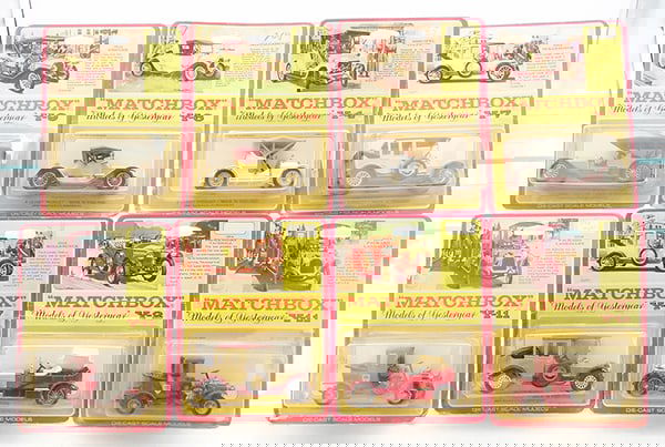 8 MATCHBOX MOY BLISTER PACKS (1 of 1)
