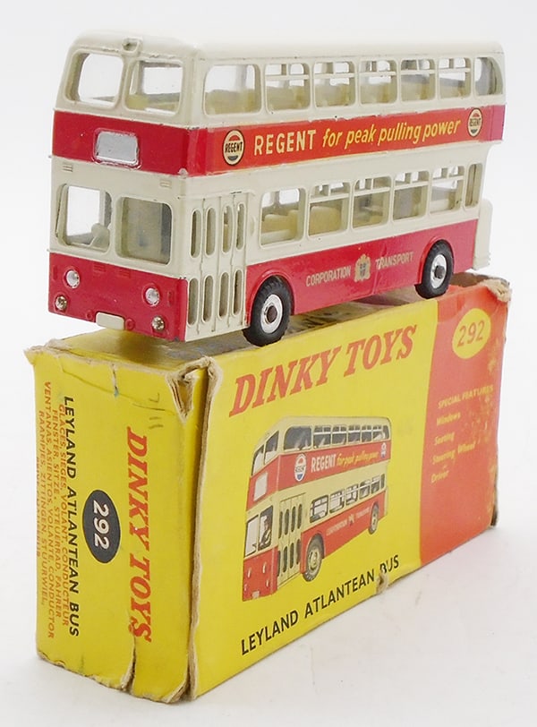 Dinky Toys N°29b Streamliner Bus – Autobus Vert Zamak 9cm Vintage UK