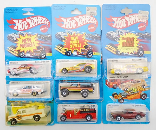 8 HOT WHEELS BLISTER PACKS (1 of 1)