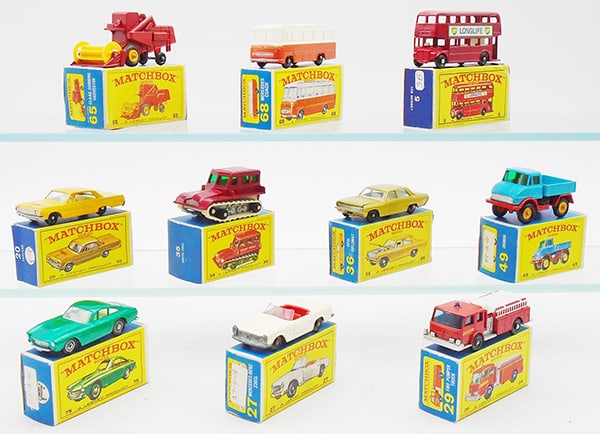 10 MATCHBOX VEHICLES (1 of 2)