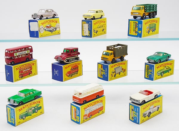 10 MATCHBOX VEHICLES (1 of 2)