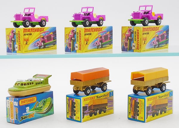 6 MATCHBOX SUPERFAST #2 VEHICLES (1 of 2)