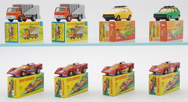 8 MATCHBOX SUPERFAST #7 VEHICLES (1 of 2)