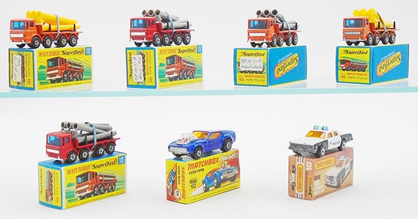 7 MATCHBOX SUPERFAST #10 VEHICLES (1 of 2)