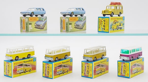 7 MATCHBOX SUPERFAST #12 VEHICLES (1 of 2)